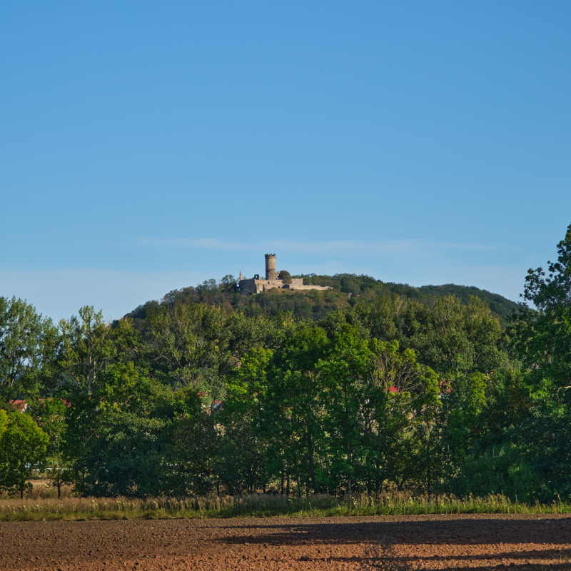 die mühlburg bei mühlberg in thüringen