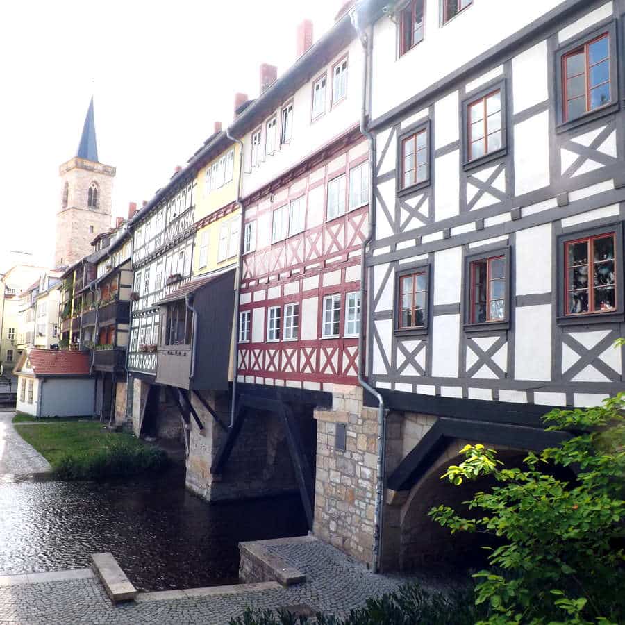 Die Krämerbrücke in Erfurt