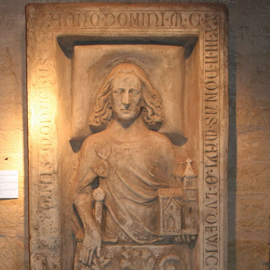 wartburg grabplatte ludwig der springer (foto: alexander hauk / www.alexander hauk.de)