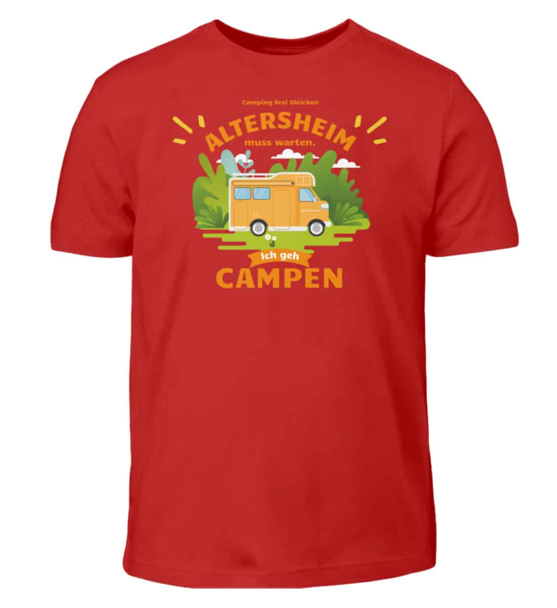 Altersheim muss warten -Campen Wohnmobil - Kinder T-Shirt-4