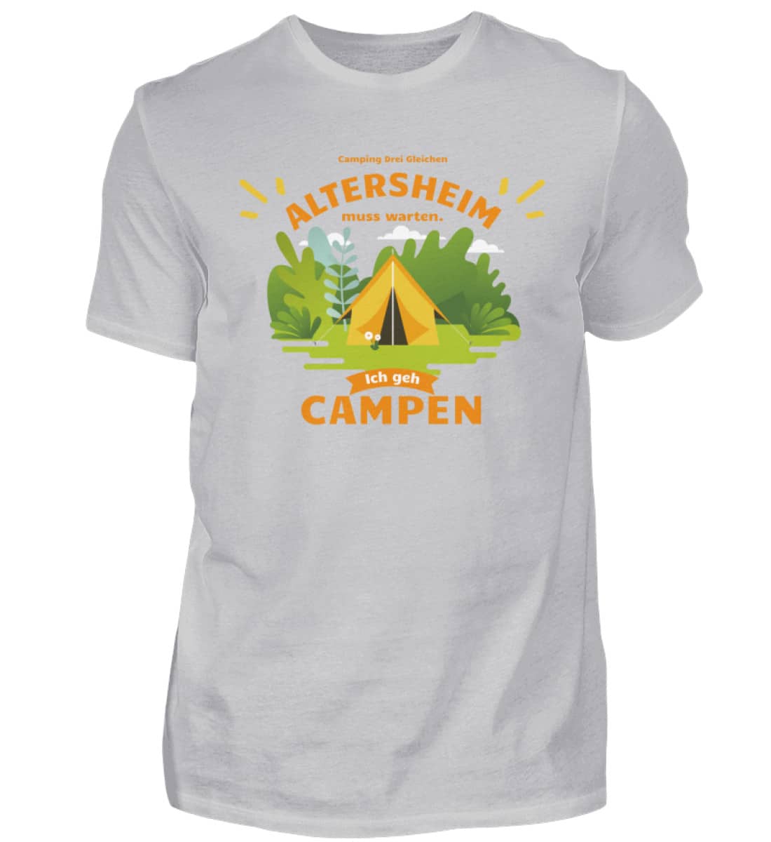 Altersheim muss warten - Campen Zelt - Herren Shirt-17