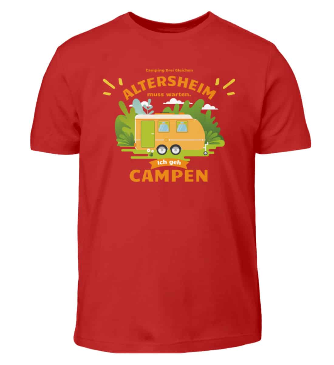 Altersheim muss warten Campen Wohnwagen - Kinder T-Shirt-4