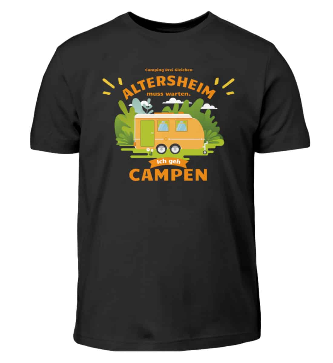 Altersheim muss warten Campen Wohnwagen - Kinder T-Shirt-16